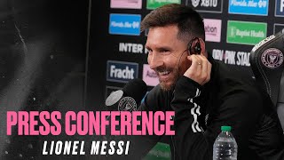 Inter Miami CF Press Conference  Lionel Messi [upl. by Stockton487]