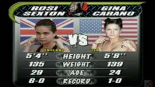 Gina Caranos second MMA fight Part 1 [upl. by Ronal]