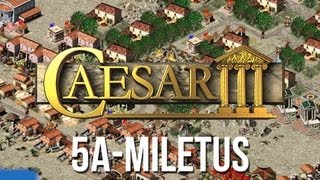 Caesar 3  Mission 5a Miletus Peaceful Playthrough HD [upl. by Cirad]