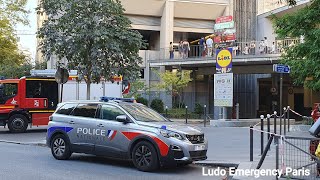 Police en urgence Compilation Police cars Responding in Paris Best of [upl. by Means]