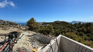 Views from Villa Alma under construction in Altea Hills [upl. by Ardnuahc]