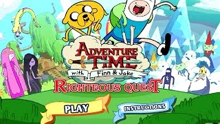 Adventure Time with Finn amp Jake  RIGHTEOUS QUEST Cartoon Network Games [upl. by Anaiuq347]