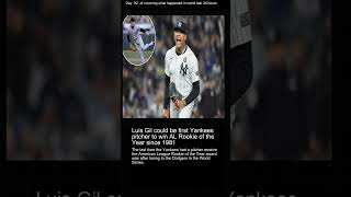 Luis Gil could be first Yankees pitcher to win AL Rookie of the Year since 1981 [upl. by Lleuqar]