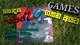 Hunterspider Gaming headst unboxing GAMING WITH DIDU [upl. by Akel]