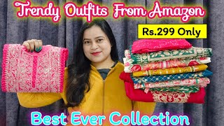 🧡Amazon Haul Starting Rs299🧡Partywear KurtiKurta Dupatta Set Haul🧡UPTO 80 OFF amazon amazonhaul [upl. by Adnuhsat]