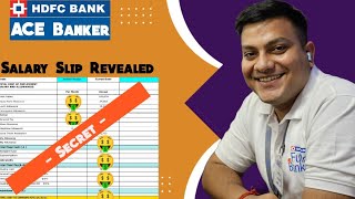 Revealed HDFC Ace Banker Salary Slip  Banking Jobs  Top Private Banks In India [upl. by Eihpos850]