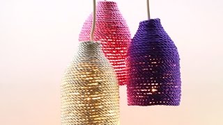 Transform a Plastic Bottle into a Stylish Lamp [upl. by Aimehs971]