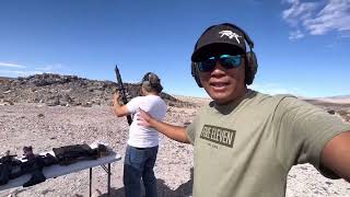 Sloan Open Field Range sigsauer test rifle test 762 ammo 145grains test LasVegas [upl. by Kasevich720]