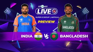 T20 World Cup Super 8  India v Bangladesh Preview [upl. by Korman854]