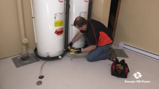 Draining a water heater [upl. by Harland]