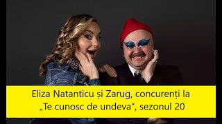 Eliza Natanticu și Zarug concurenți la „Te cunosc de undeva” sezonul 20 [upl. by Felike]