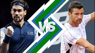 Fabio Fognini vs Riccardo Bonadio  SASSUOLO 2024 [upl. by Forkey]