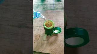 How to make Bamboo Cup Bamboo bamboohandcraft Craft diy shorts ytshorts yoytubeshorts [upl. by Bowman]