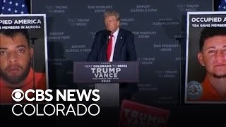 Former President Donald Trump holds rally at Gaylord Rockies Resort in Aurora [upl. by Imuy21]