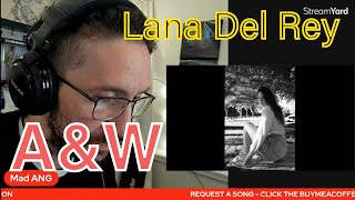 METALHEAD REACTS Lana Del Rey  AampW Audio [upl. by Ennovaj]