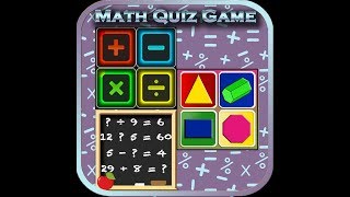 Math Quiz Games [upl. by Oicnecserc]