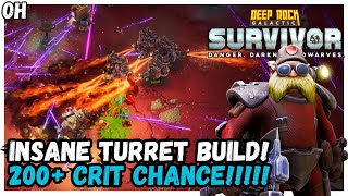 Absolutely INSANE Turret Build Deep Rock Galactic Survivors [upl. by Pelmas627]