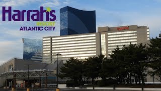 Harrahs Atlantic City Casino Resort amp Waterfront Tower Room Tour [upl. by Palla]