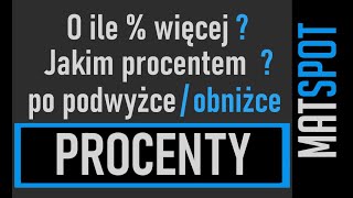 Obliczenia procentowe [upl. by Iden]