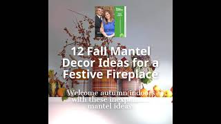 12 Fall Mantel Decor Ideas for a Festive Fireplace [upl. by Franni120]