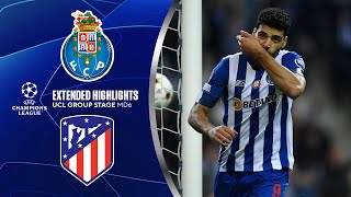 Porto vs Atlético Madrid Extended Highlights  UCL Group Stage MD 6  CBS Sports Golazo [upl. by Antony446]