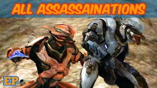 All Halo Reach Assassinations  Halo MCC [upl. by Earvin]