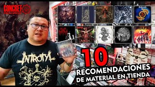 10 Recomendaciones de material en tienda 🤘💿🔥 [upl. by Afatsom883]