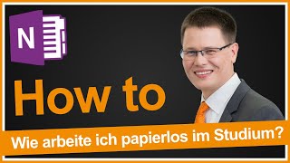 Wie arbeite ich papierlos im Studium OneNote [upl. by Attenyw]