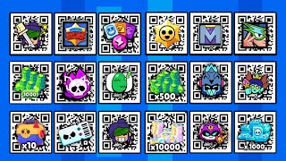 ALL GEMS amp MEGABOXES GIFTS QR CODES 🥳  BRAWL STARS QR CODES 2024 🎁  BRAWL STARS NEW UPDATE [upl. by Bubb429]