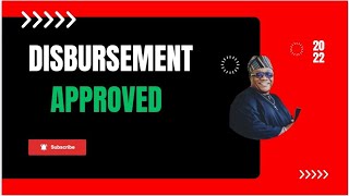 DISBURSEMENT APPROVEDCELEBRATION TIME funding disbursement [upl. by Werda]