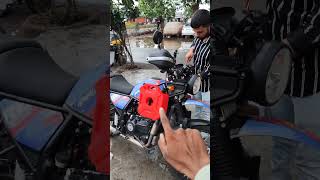 Jerry can install in Himalayan bs6 trending himalayan accessories royalenfield jerrycan india [upl. by Anikas164]