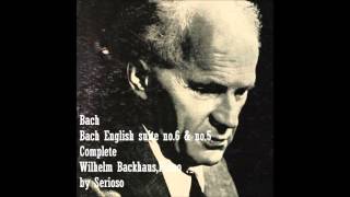 Bach English Suite No 65 Backhaus [upl. by Elvie]