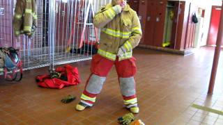 Morgans Fire fighter PPE gear drill at the EHVFC [upl. by Aehsan869]