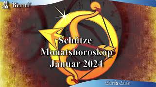 Schütze Horoskop für Januar 2024 Liebe Beruf Gesundheit amp Spirituelles monatshoroskop [upl. by Evadnee]