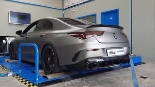 MB CLA35 AMG 306HP  344HP with Milltek NonResonated OPF back exhaust [upl. by Otipaga]