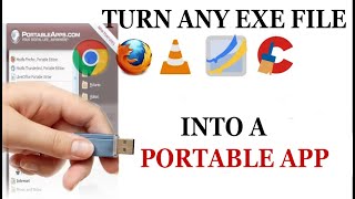 HOW TO TURN EXE FILES INTO PORTABLE APPS [upl. by Armando]