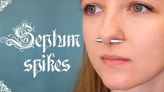 SEPTUM SPIKES for Stretched Septum⚡️6MM  2 Gauge [upl. by Annawit]