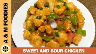 Sweet and Sour Chicken With Pineapple Recipe  Simple amp Delicious Restaurant Style [upl. by Seluj844]