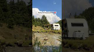 Kafayı Sıfırlayacak Ortam 🍀❤️ kamp karavan doğa camping [upl. by Mozelle274]