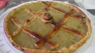 Recette de la tarte à la rhubarbe [upl. by Eriha]