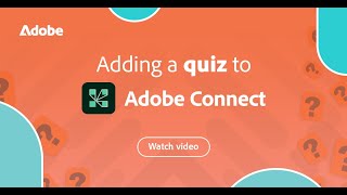 Adobe Connect Allnew Quiz Pod [upl. by Melar438]