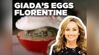 Giada De Laurentiis Eggs Florentine  Giada At Home  Food Network [upl. by Reneta]