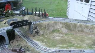 O Gauge 4 x 8 Layout for maximum Train Action [upl. by Odrarej848]