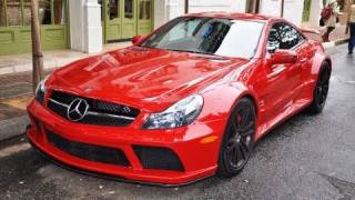 Red Mercedes SL65 AMG Black Series [upl. by Nannaihr]