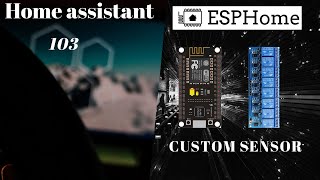 Home assistant 103 ESPhome custom Relays and Temperature [upl. by Nylkcaj]