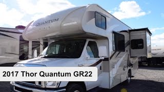 2017 Thor Motor Coach Quantum GR22  Class C Motorhome [upl. by Nosbig]