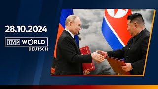 NORDKOREANISCHE SOLDATEN IN KURSK  TVP WORLD  News in German  28102024 [upl. by Ardyce]