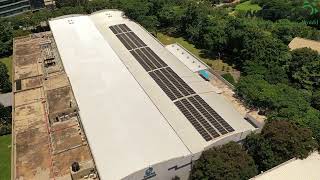 Nuetech Solar installed a 200kW Solar Rooftop at Makino India Pvt Ltd Bangalore [upl. by Cally]