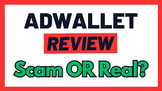 Adwallet Review  Scam Or Is This Really Legit Lets Find Out [upl. by Clyde]