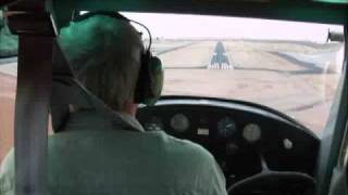 Cessna 120 Wheel Landing [upl. by Dymphia372]